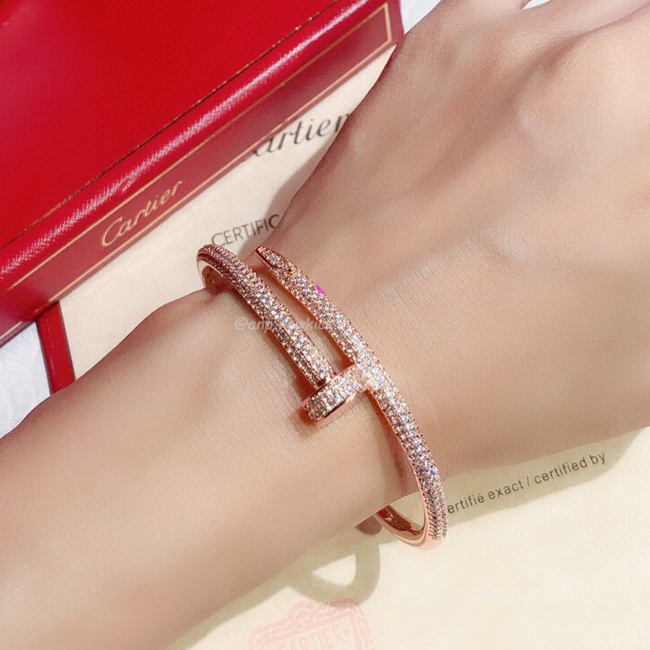 Cartier Bracelet Juste Un Clou Bracelet 18k Rose Gold (7) - newkick.vip